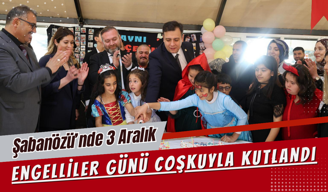 Şabanözü’nde 3 Aralık Engelliler Günü Coşkuyla Kutlandı
