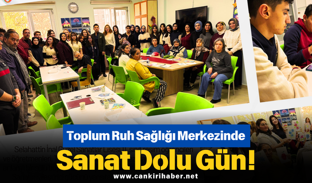 Toplum Ruh Sağlığı Merkezinde Sanat Dolu Gün!