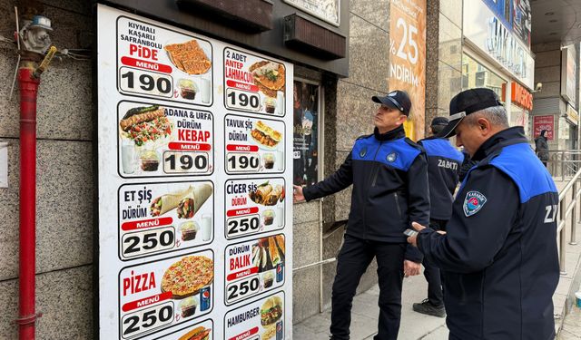 Zabıta Denetimleri Sıkılaştı: Kaldırım İşgallerine Geçit Yok!