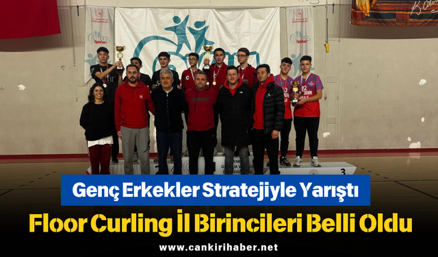 Genç Erkekler Stratejiyle Yarıştı: Floor Curling İl Birincileri Belli Oldu