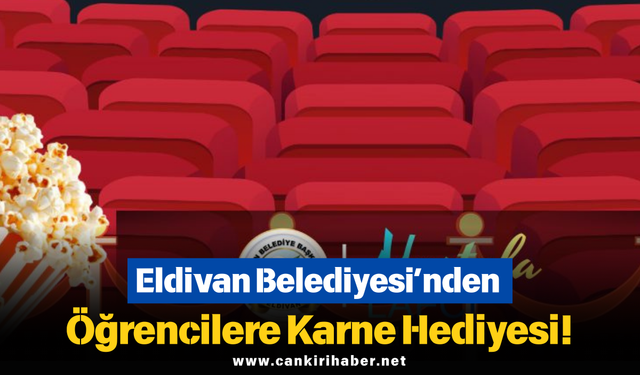 Eldivan Belediyesi’nden Öğrencilere Karne Hediyesi!