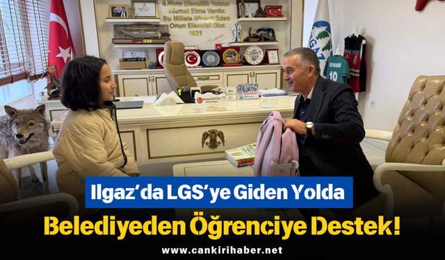 Ilgaz’da LGS’ye Giden Yolda Belediyeden Öğrenciye Destek!