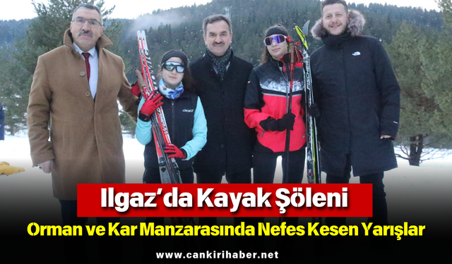 Orman ve Kar Manzarasında Nefes Kesen Yarışlar: Ilgaz’da Kayak Şöleni