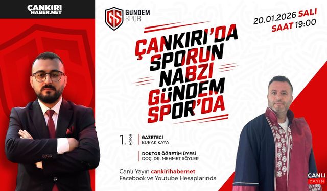 Çankırı’da Spor Gündemi Canlı Yayında Masaya Yatırılıyor!