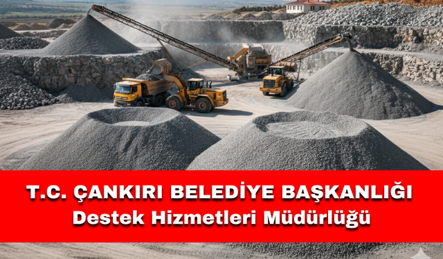 T.C. ÇANKIRI BELEDİYE BAŞKANLIĞI Destek Hizmetleri Müdürlüğü
