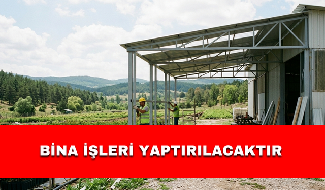 BİNA İŞLERİ YAPTIRILACAKTIR