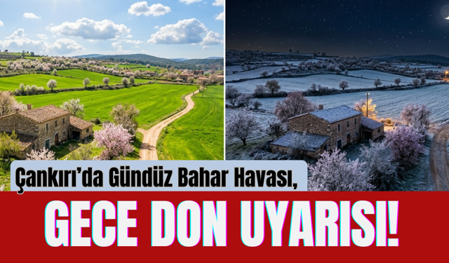 Çankırı’da Gündüz Bahar Havası, Gece Don Uyarısı!