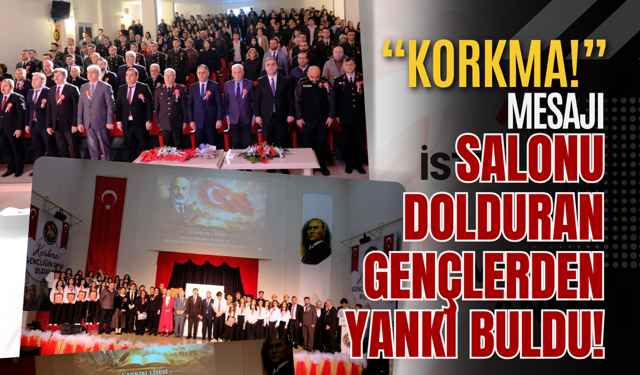 “Korkma!” Mesajı Salonu Dolduran Gençlerden Yankı Buldu!