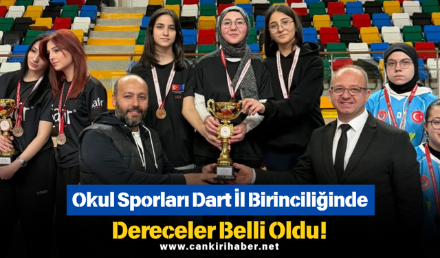 Okul Sporları Dart İl Birinciliğinde Dereceler Belli Oldu!