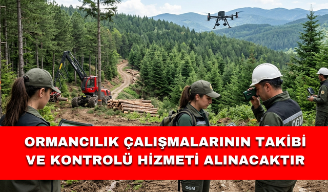 ORMANCILIK ÇALIŞMALARININ TAKİBİ VE KONTROLÜ HİZMETİ ALINACAKTIR