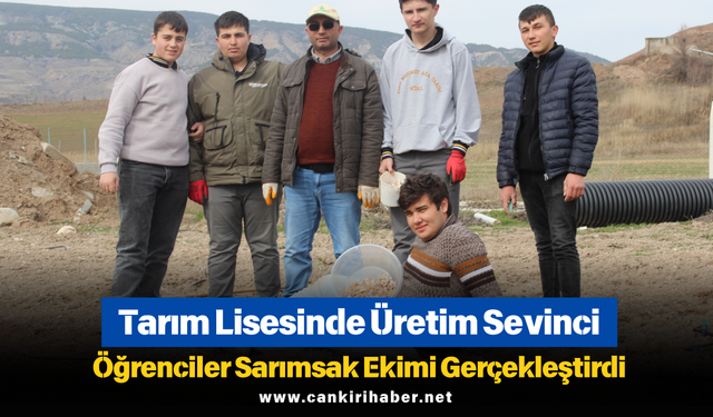Tarım Lisesinde Üretim Sevinci: Öğrenciler Sarımsak Ekimi Gerçekleştirdi