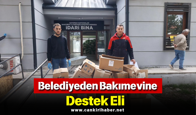 Belediyeden Bakımevine Destek Eli