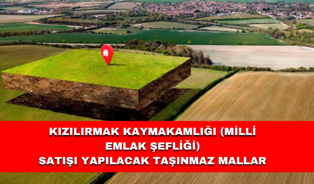 KIZILIRMAK KAYMAKAMLIĞI (MİLLİ EMLAK ŞEFLİĞİ) SATIŞI YAPILACAK TAŞINMAZ MALLAR