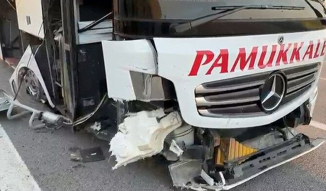 ŞOK KAZA! SEYİR HALİNDE DEHŞET ANLARI