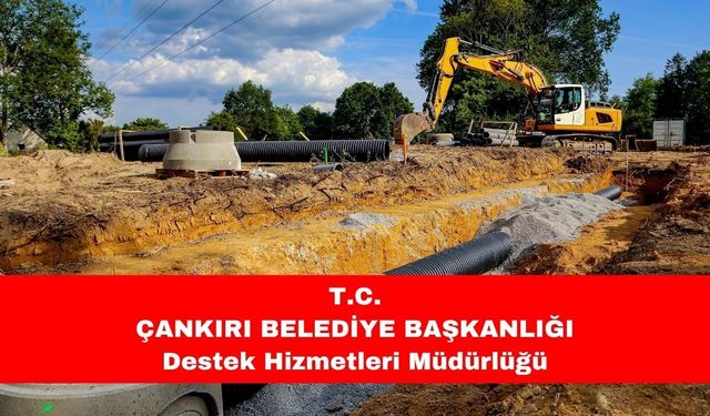 T.C.  ÇANKIRI BELEDİYE BAŞKANLIĞI  Destek Hizmetleri Müdürlüğü