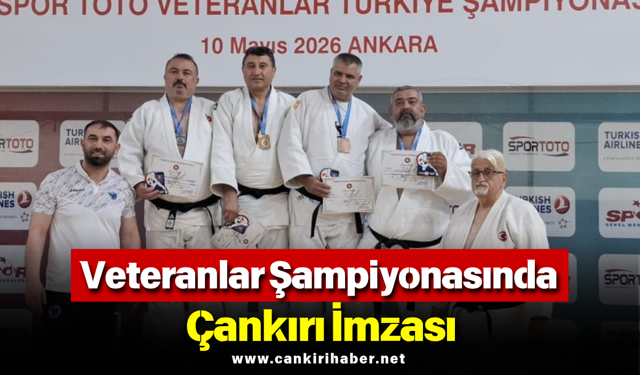 Veteranlar Şampiyonasında Çankırı İmzası