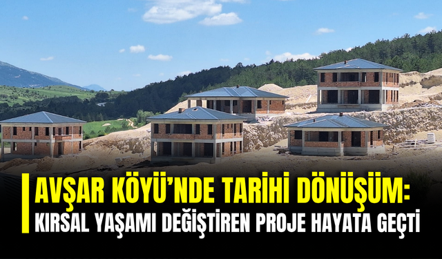 Avşar Köyü’nde Tarihi Dönüşüm: Kırsal Yaşamı Değiştiren Proje Hayata Geçti
