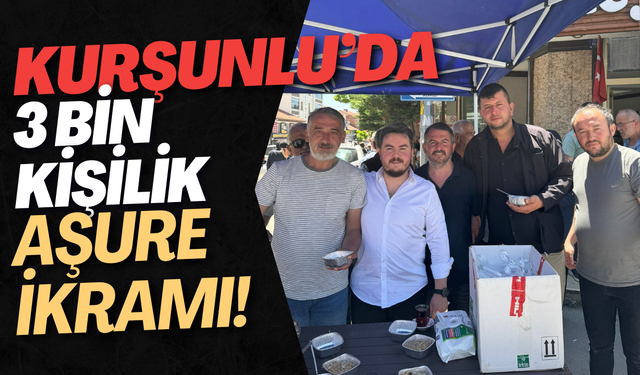 Kurşunlu’da 3 Bin Kişilik Aşure İkramı!