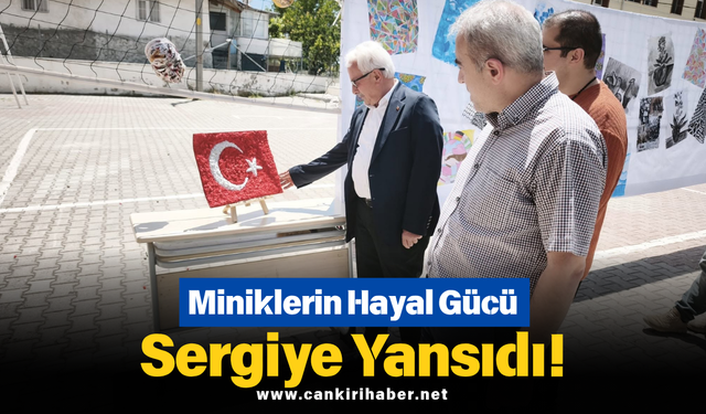Miniklerin Hayal Gücü Sergiye Yansıdı!