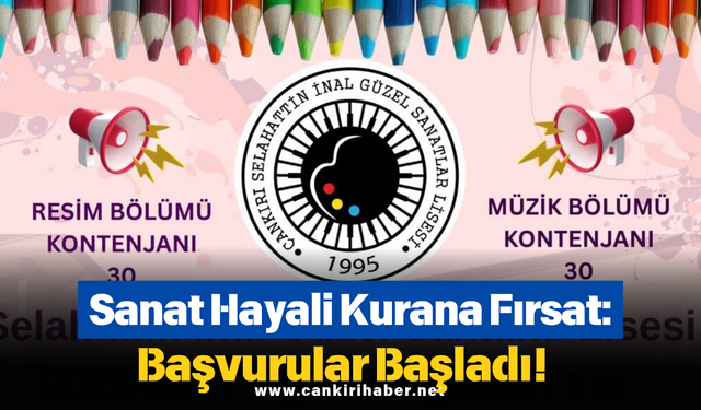 Sanat Hayali Kurana Fırsat: Başvurular Başladı!