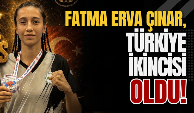 Fatma Erva Çınar, Türkiye İkincisi Oldu!