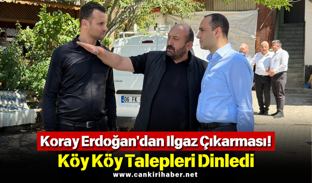 Koray Erdoğan'dan Ilgaz Çıkarması! Köy Köy Talepleri Dinledi