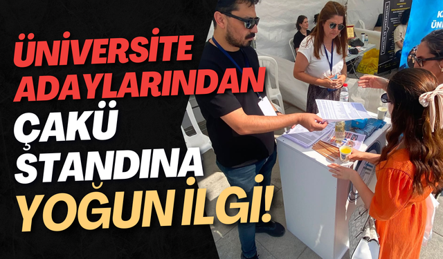 Üniversite Adaylarından ÇAKÜ Standına Yoğun İlgi!