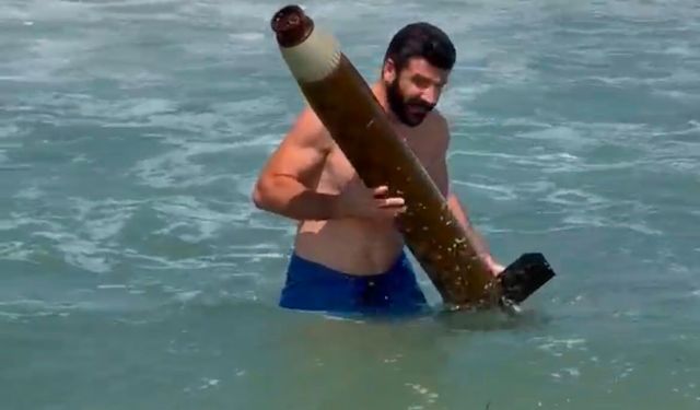 Denizden Çıkardı, Görenler Roket Sandı