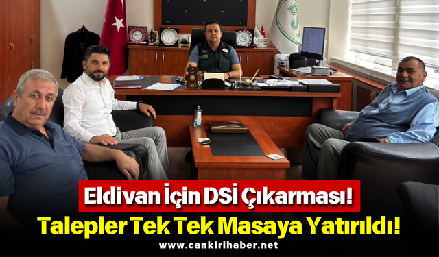 Eldivan İçin DSİ Çıkarması! Talepler Tek Tek Masaya Yatırıldı!