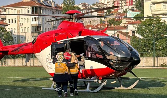 Üzerine Kaynar Su Dökülen Bebek Helikopterle Ankara'ya Sevk Edildi