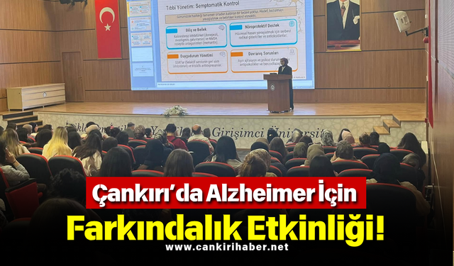 Çankırı’da Alzheimer İçin Farkındalık Etkinliği!