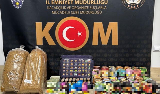 Polis 9 Adrese Girdi: Kaçak Sigara, Tütün ve Telefon Aksesuarları Ele Geçirildi