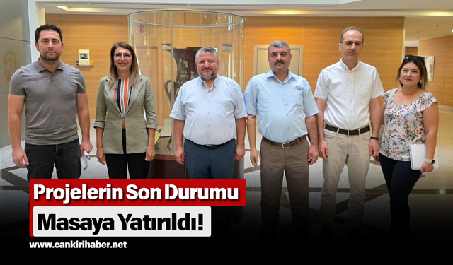 Projelerin Son Durumu Masaya Yatırıldı!