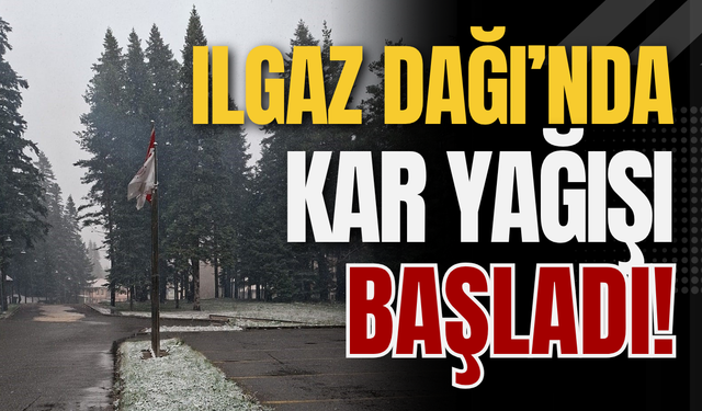 Ilgaz Dağı’nda Kar Yağışı Başladı!