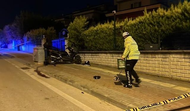 Kontrolden Çıkan Motosiklet Can Aldı