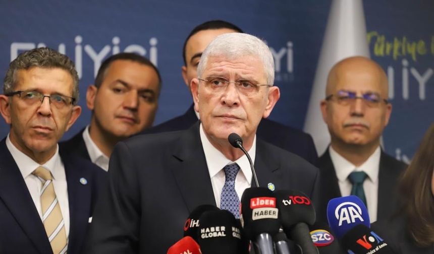 İYİ Parti Genel Başkan Adayı Dervişoğlu, mikrofonlara konuştu