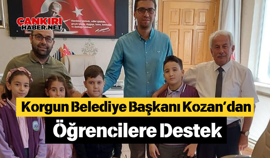 Korgun Belediye Başkanı'ndan Öğrencilere Destek