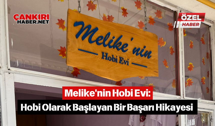 Melike'nin Hobi Evi: Hobi Olarak Başlayan Bir Başarı Hikayesi