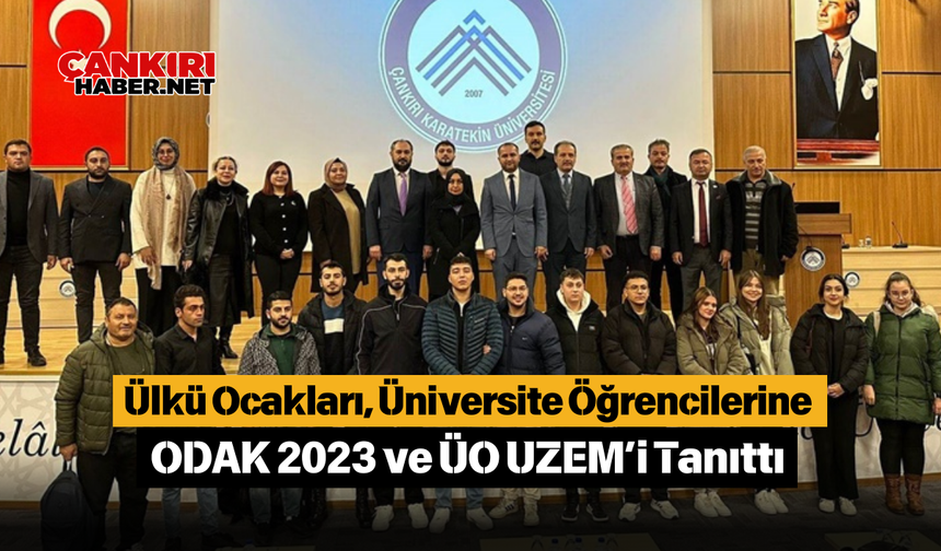 Ülkü Ocakları, Üniversite Öğrencilerine ODAK 2023 ve ÜO UZEM’i Tanıttı