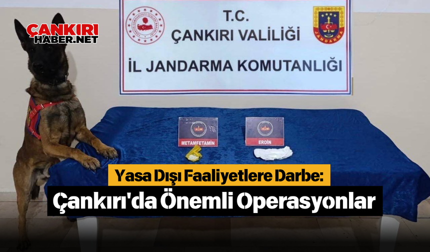 Yasa Dışı Faaliyetlere Darbe: Çankırı'da Önemli Operasyonlar