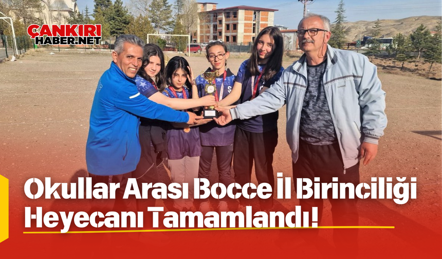 Okullar Arası Bocce İl Birinciliği Heyecanı Tamamlandı!