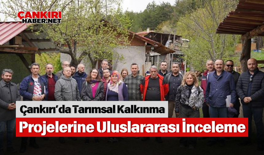 Çankırı’da Tarımsal Kalkınma Projelerine Uluslararası İnceleme