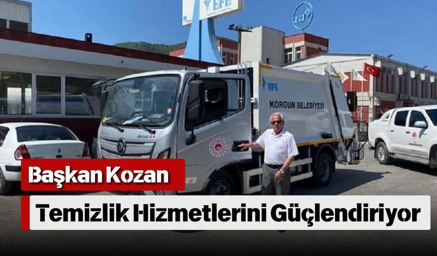 Başkan Kozan Temizlik Hizmetlerini Güçlendiriyor