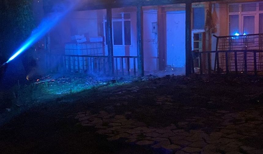 Kastamonu’da Ahşap Ev Alevlere Teslim Oldu