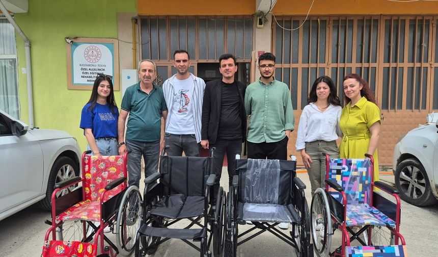 Üniversitelilerden Gönülleri Isıtan Tekerlekli Sandalye Yardımı