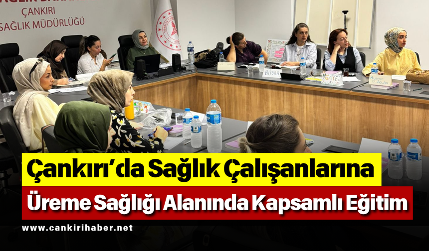 Çankırı’da Sağlık Çalışanlarına Üreme Sağlığı Alanında Kapsamlı Eğitim
