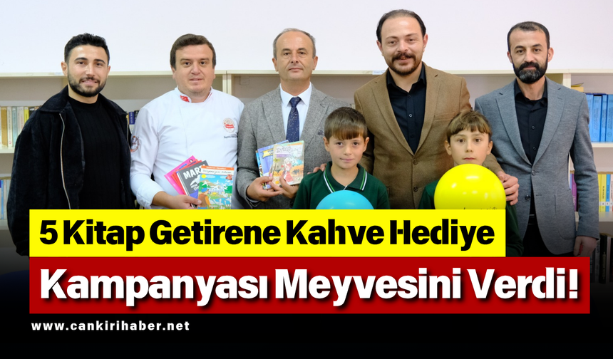 5 Kitap Getirene Kahve Hediye Kampanyası Meyvesini Verdi!