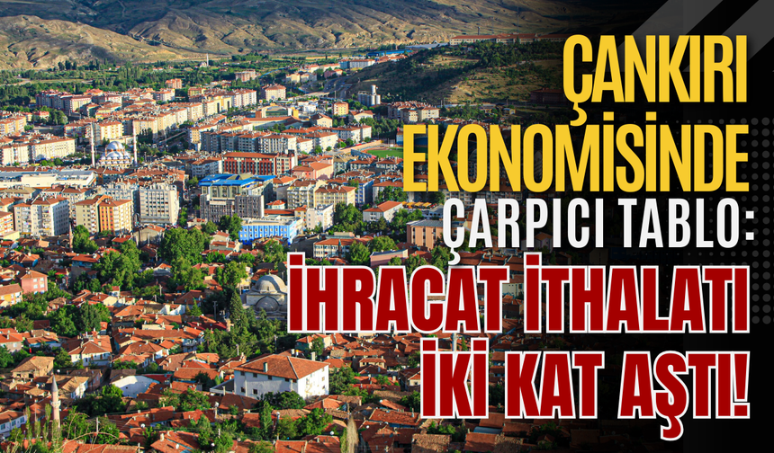 Çankırı Ekonomisinde Çarpıcı Tablo: İhracat İthalatı İki Kat Aştı!