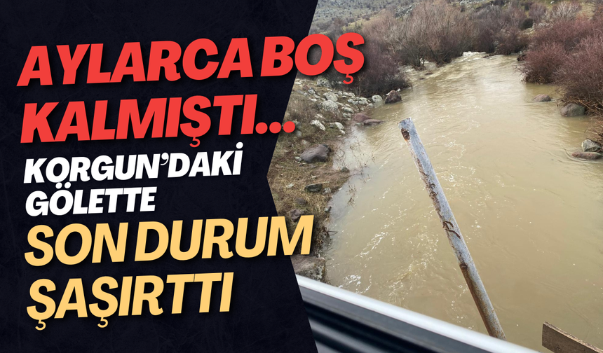 Aylarca Boş Kalmıştı… Korgun’daki Gölette Son Durum Şaşırttı