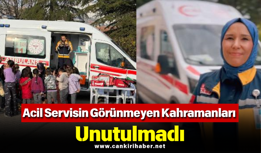 Acil Servisin Görünmeyen Kahramanları Unutulmadı
